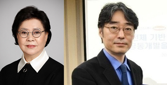 왼쪽부터 송영숙 한미그룹 회장, 임종윤 한미약품 사장.